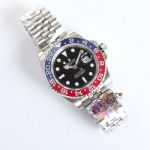 Clean Factory ROLEX GMT 904L Steel 3186/2836 40MM Black Watch